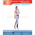 Sublimated Yoga Fitness Workout Tank Top Ensemble de soutien-gorge de sport sans couture